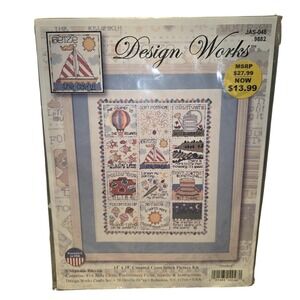 Design Works Journey Counted Cross Stitch Kit 14x18 Inspirational Sampler USA
